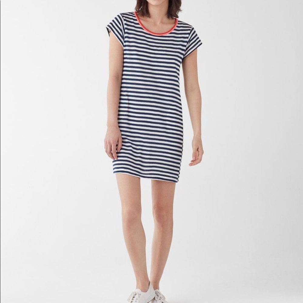 Splendid Gray Malin striped t-shirt dress